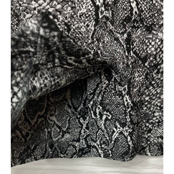 Karen‎ Kane Field Day Ruched 3/4 Sleeve Blazer Jacket Snake Print Size X Small